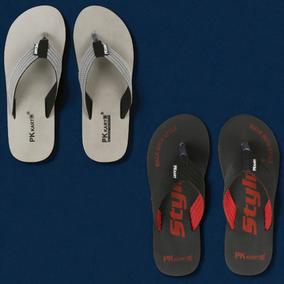 PKKART Men Slippers(Multicolor , 9)