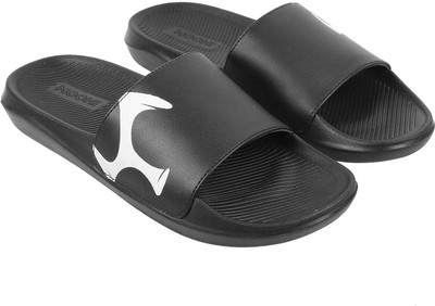 MOCHI Men Slides(Black , 7)