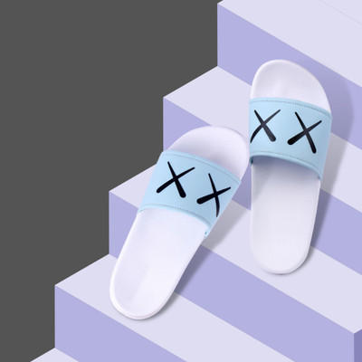 house of common Men Slides(Blue , 7)