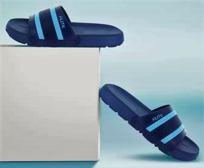 FLITE Men Slides(Navy , 9)