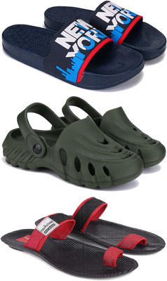 DRACKFOOT Men Slippers(Multicolor , 9)
