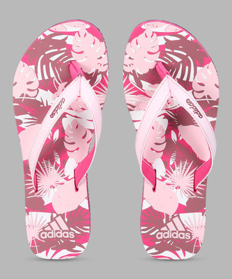 ADIDAS Women Flip Flops(Pink , 4)