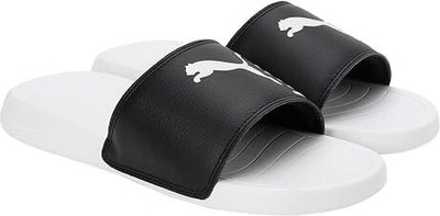 PUMA Men Slides(Black , 10)