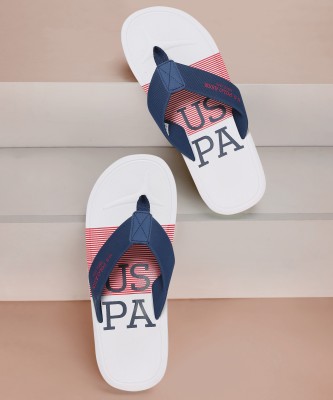 U.S. POLO ASSN. Men Flip Flops(Navy , 6)