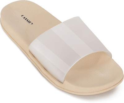 Cassiey Women Slides(White , 7)