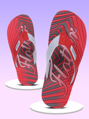 action Men GFL-1005 Slippers(Red, Grey , 8)