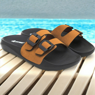 AYGO Men Slides(Tan , 6)
