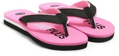 zebio Women Slippers(Pink, Black , 8)