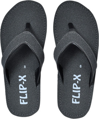Leaco Men Flip Flops(Grey , 7)