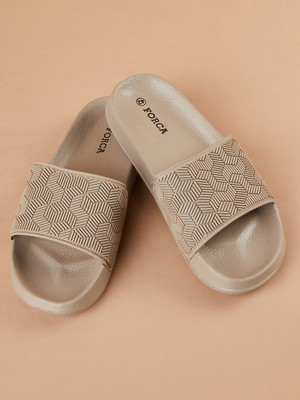 Forca by Lifestyle Men Slides(Beige , 8)