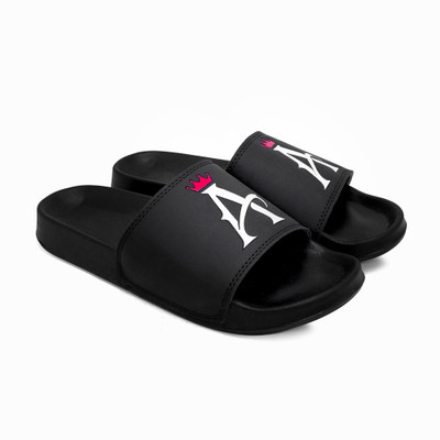 Air Lifestyle Men Slippers(Black , 9)