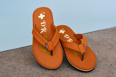 DR STTEP Men Slippers(Tan , 10)