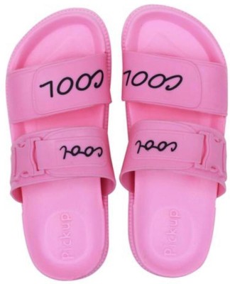 Heliz Amiro Women Slides(Pink , 4)