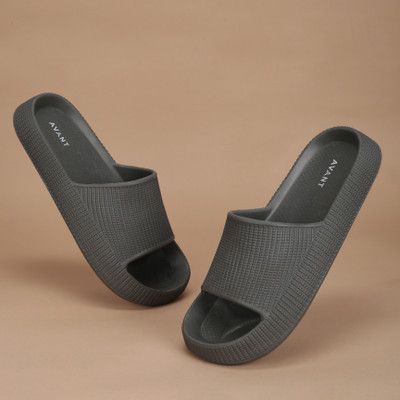 AVANT Men Slides(Grey , 7)