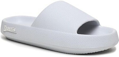 Trottis Men Slides(White , 6)