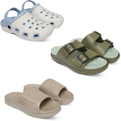 Acorn Men Slides(Multicolor , 10)
