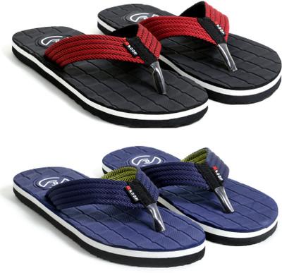 BFOOT Men Flip Flops(Multicolor , 6)