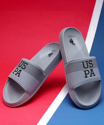 U.S. POLO ASSN. Men Slides(Grey , 6)