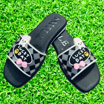 Ukansu Women Slippers(Black , 3)