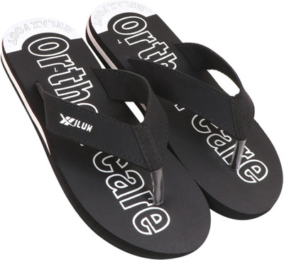 Elevarse Men Flip Flops(Black , 10)