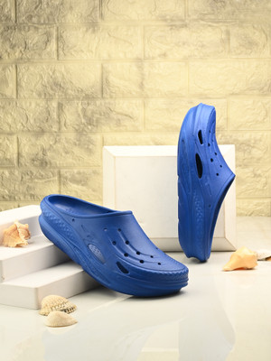 HRX by Hrithik Roshan Men Ultra-Soft Waterproof Lightweight EVA with Adjustable Back Strap Daily Wear Flip Flops(Blue , 9)