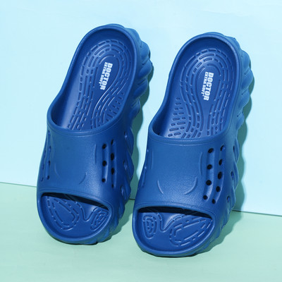 DOCTOR EXTRA SOFT Men Slides(Navy , 6)