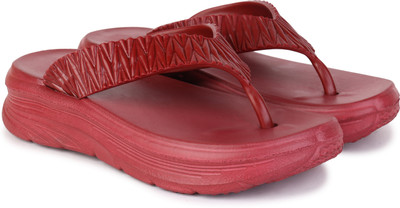 DRACKFOOT Women Slippers(Red , 8)