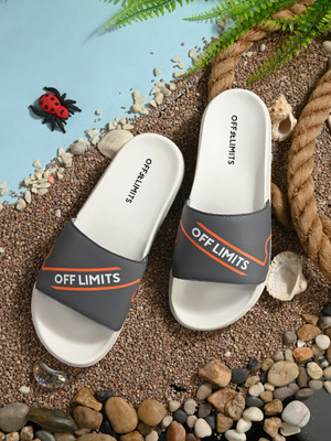 OFF LIMITS Men Slides(Grey , 9)
