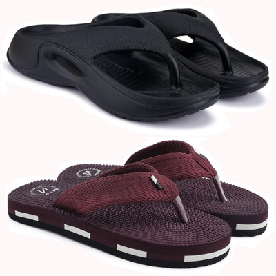 EVOK Men Slippers(Multicolor , 6)