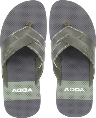 Adda Men Flip Flops(Olive , 7)