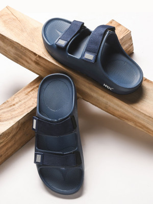 HRX by Hrithik Roshan Men Slippers(Blue , 9)