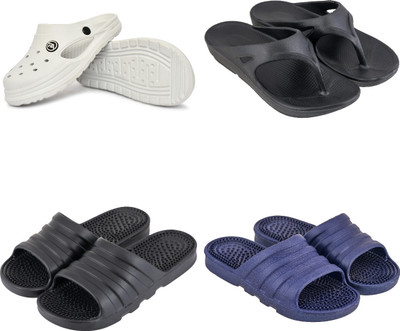 house of common Men Slides(Multicolor , 7)