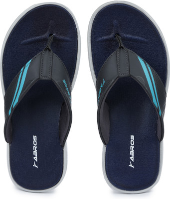 Abros Men Flip Flops(Blue , 9)