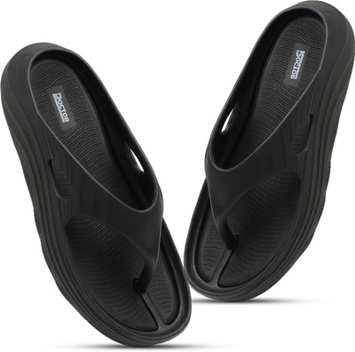 Doctor Health Super Soft Men Extra soft|Orthopedic|Comfortable|Ultra Soft|Flip Flop Flip Flops(Black , 10)