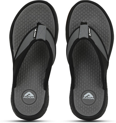 Adda Men Flip Flops(Grey , 7)