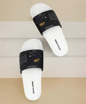 JACK & JONES Men Slides(Black , 10)