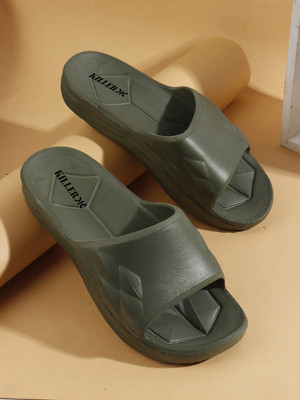 KILLER Men Slides(Olive , 9)