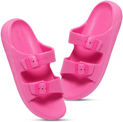 Footup Women Super Soft|Orthopedic|Comfortable|Lightweight|Diabetic Slides(Pink , 7)