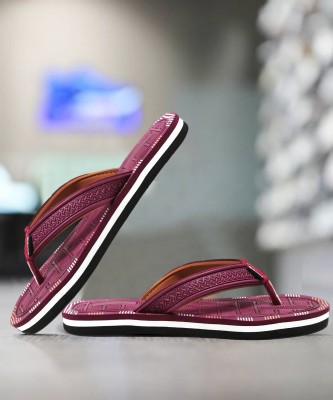 VICSON Women EVA|Ultralightweight|Premium|Comfort|All Seasons|Trendy| Slippers(Maroon , 7)