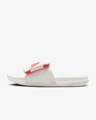 NIKE Women Slides(White , 6.5)