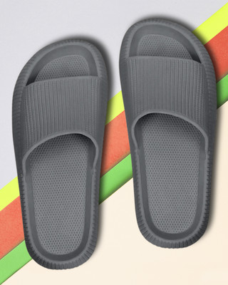 TieFit Men Slides(Grey , 7)