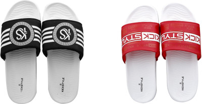 KICKSTYLE Men Slides(Multicolor , 10)
