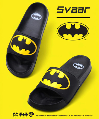 Svaar Men Slides(Black , 6)