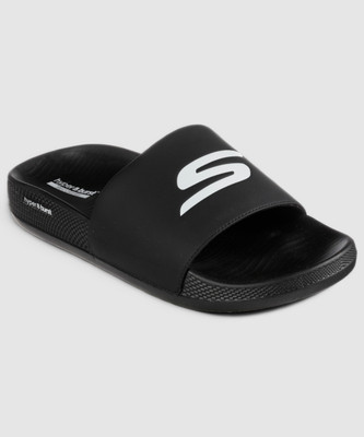 Skechers Men Slides(Black , 9)