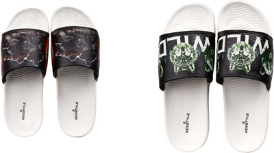 KICKSTYLE Men Slides(Multicolor , 10)