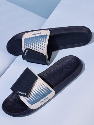 Chupps Men OFFSET Powergrip Slides(Navy , 10)