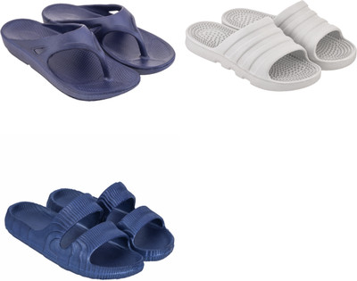 ventus Men Slippers(Blue, White , 10)