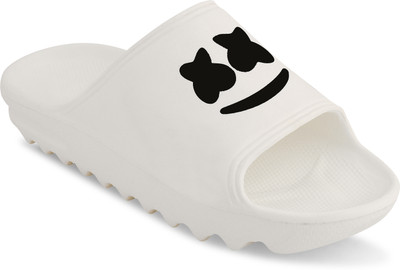 Cogs Men Slides(White , 8)