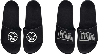 nvisan Men Slides(Grey, White , 10)