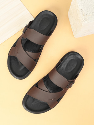 Prodock Men Sandals(Brown , 9)